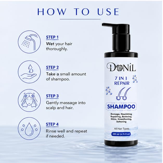DONIL 7 in 1 Repair Shampoo (200ml)