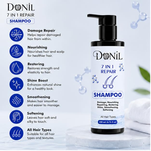 DONIL 7 in 1 Repair Shampoo (200ml)
