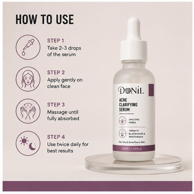 Donil Acne Clarifying Serum for Oily & Acne Prone Skin