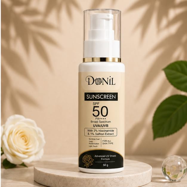 DONIL SPF 50 PA++++ Broad Spectrum Sunscreen (50g)