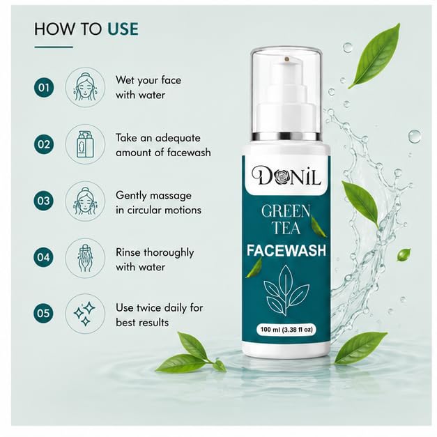 DONIL Green Tea Face Wash (100ml)