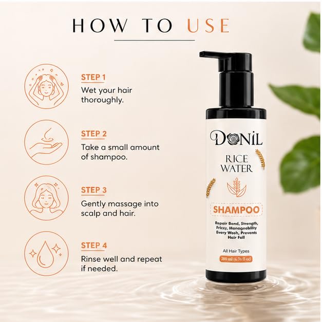 DONIL Rice Water Shampoo (200ml)