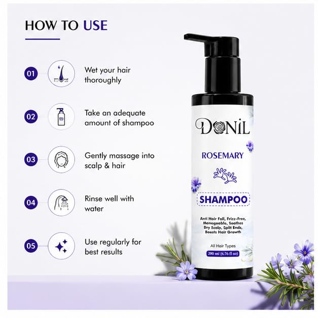 DONIL Rosemary Shampoo (200ml)