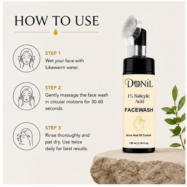 DONIL 1% Salicylic Acid Face Wash (150ml)
