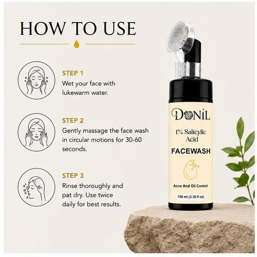 DONIL 1% Salicylic Acid Face Wash (150ml)