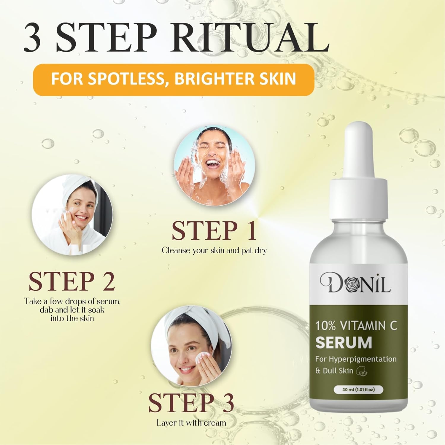 Donil 10% Vitamin C Serum for Face