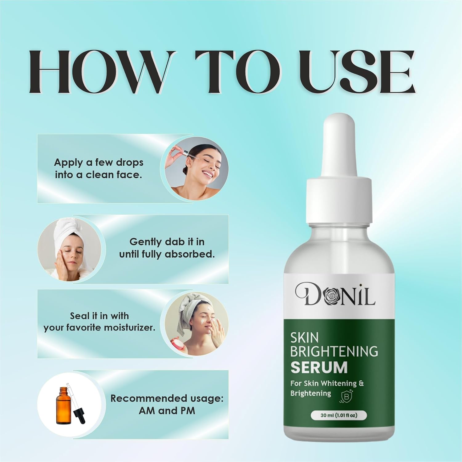 Donil Skin Brightening Serum for Face