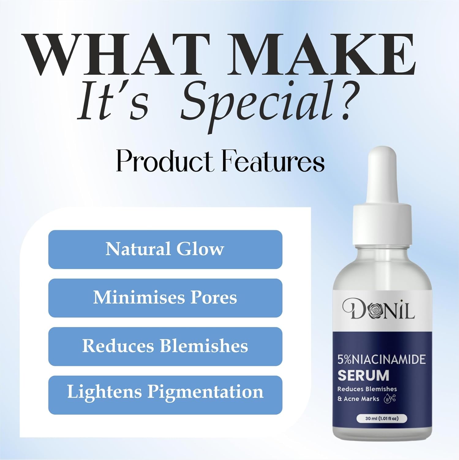 Donil 5% Niacinamide Serum for Face